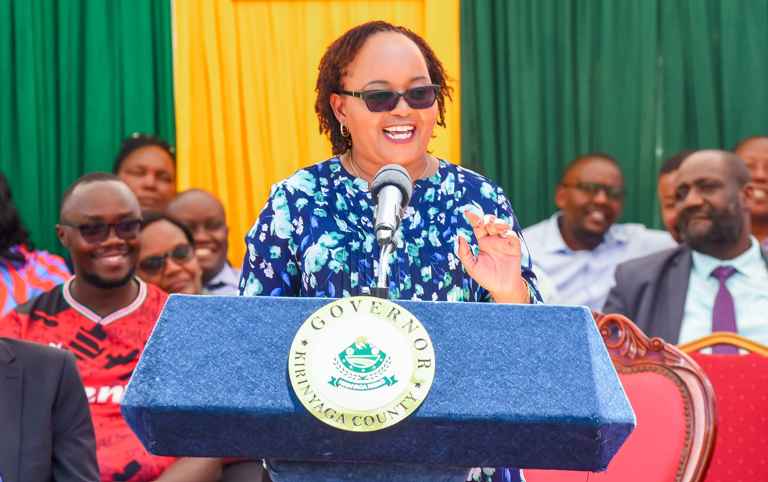 File Image of Kirinyaga Governor Anne Waiguru.